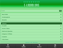 Tablet Screenshot of e-liquid.org